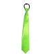 Miniature Corbata de raso verde