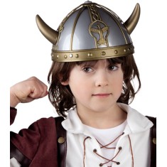 Casco de guerrero vikingo infantil