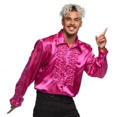 Camisa Disco Rosa - Adulto