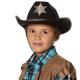 Miniature Gorro Infantil Stetson Negro - Sheriff