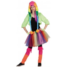 Falda de tul multicolor - Mujer