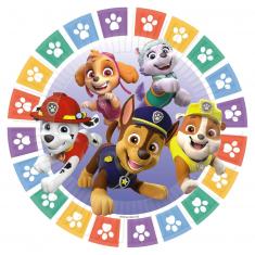 Platos de papel x8 Paw Patrol™ (Patrulla Canina) - 23 cm