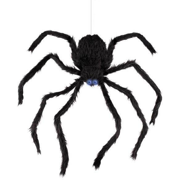 Araña trepadora animada - negra - 80 cm - RDLF-18273