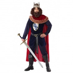 Disfraz de rey medieval - Hombre