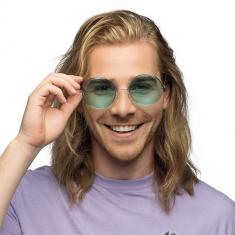  Gafas de fiesta Hippie XL - Verde