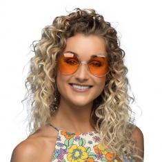  Gafas de fiesta Hippie XL - Naranja