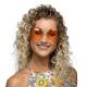 Miniature  Gafas de fiesta Hippie XL - Naranja