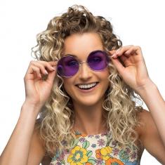 Gafas de fiesta Hippie XL moradas