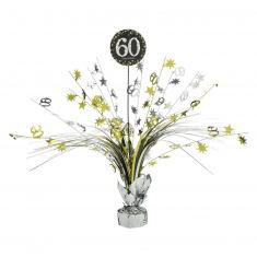 Centro de mesa de papel metalizado - 60 Sparkling Celebration - Dorado 45,7 cm