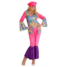 Disfraz de Flor Hippie - Mujer