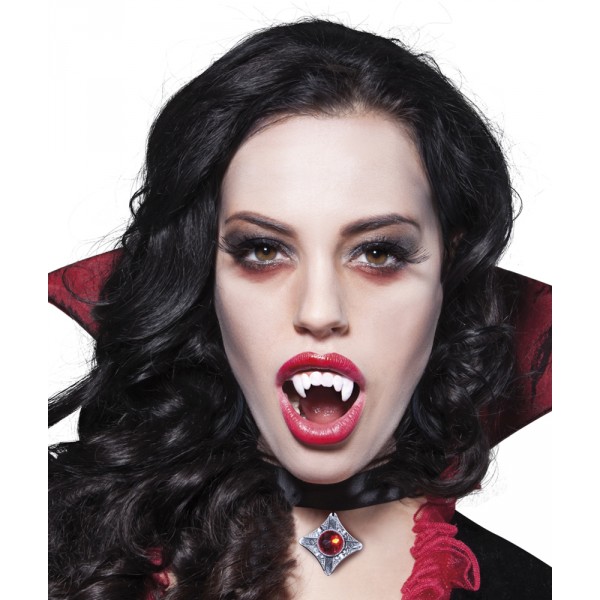 Dentaduras postizas de vampiro - Halloween - 74585