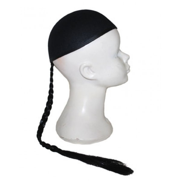 Gorro mandarín + trenza - 62081