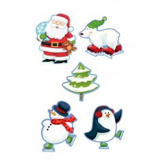 12 decoraciones de personajes navideños