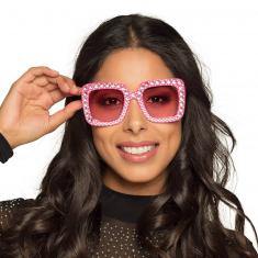 Gafas de fiesta Bling Bling - Rosa