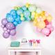 Miniature Kit de guirnalda de globos arcoiris