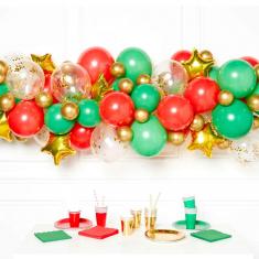 Kit de guirnalda de globos navideños