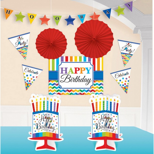 Kit de decoración de mesa - Cumpleaños Brillante - 241249