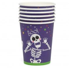 Vaso Halloween x6 - 10 cm