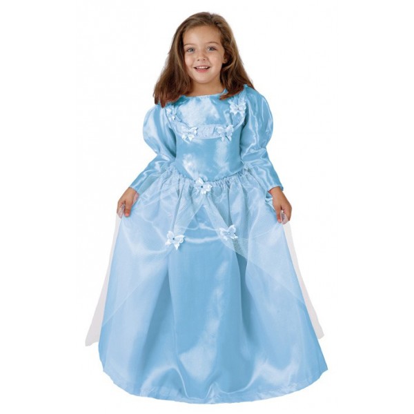 Disfraz de princesa Flavie azul - parent-11910