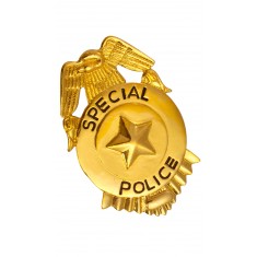 Insignia de metal de “Policía especial” (Fbi)