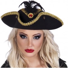 Sombrero Pirata Rubí - Mujer