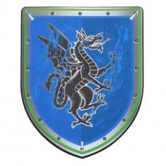 Escudo del Caballero Dragón Azul