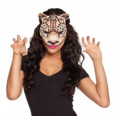 Media máscara de leopardo - Adulto