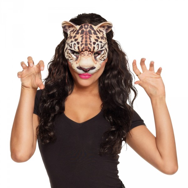 Media máscara de leopardo - Adulto - 56731
