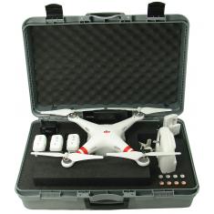 Valise plastique grise  Multi compatible Phantom 2,  2 vision et 2 vision +