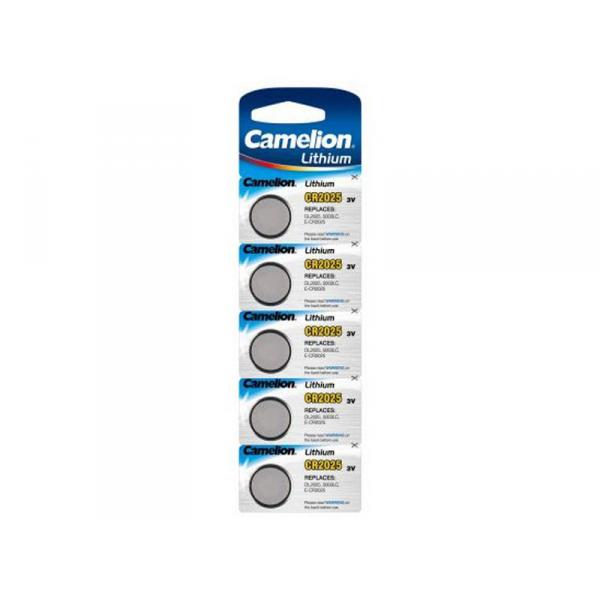 Pack de 5 piles Camelion Lithium 3V CR2025 - 8788