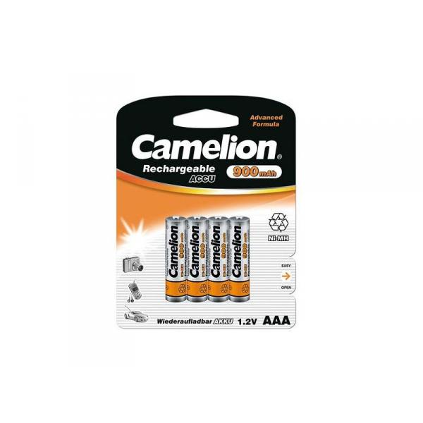 Pack de 4 piles rechargeables Camelion AAA Micro 900mAH - 13154