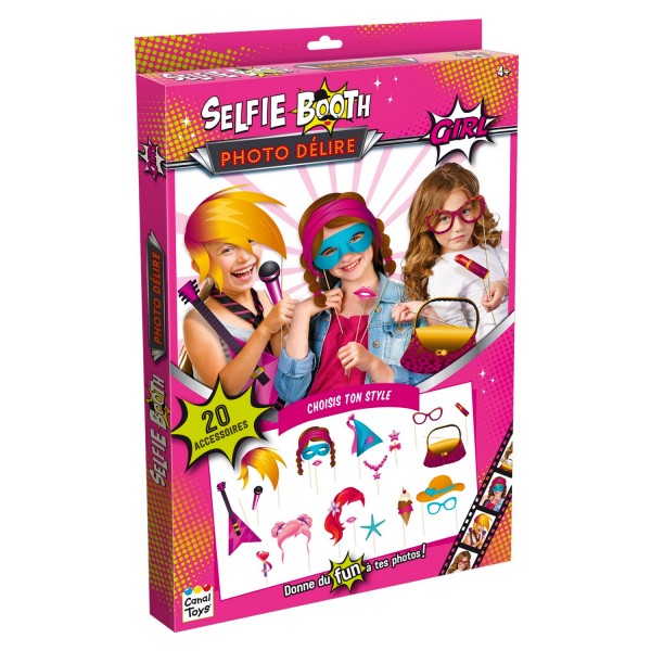 Accessoires de déguisement : Selfie Booth Photo Délire : Girl - CanalToys-SB007