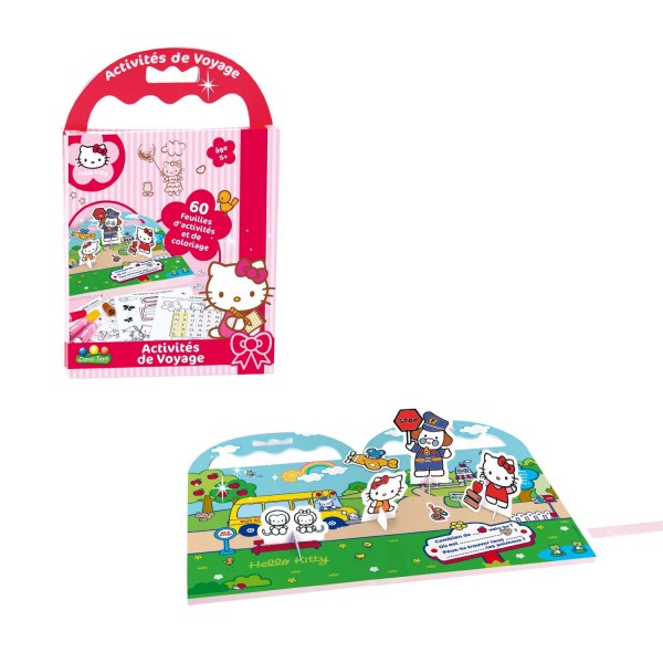 Carnet d'activités de voyage : Hello Kitty - CanalToys-HKC022