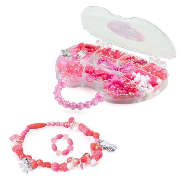 Sac de perles Hello Kitty rose - CanalToys-HKC163-Rose