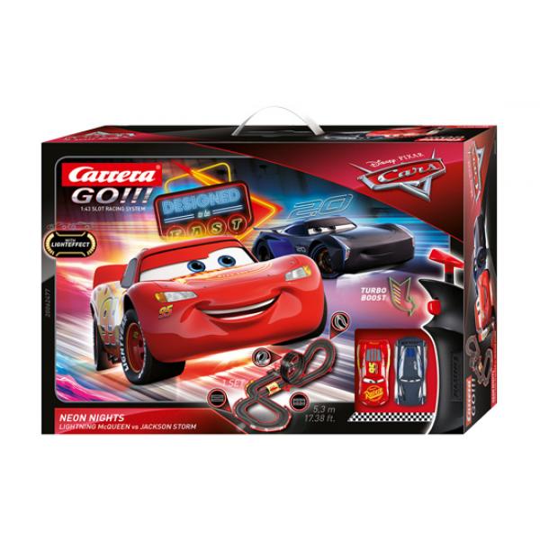 Circuit Voiture Disney Pixar Cars Neon Nights - 1/43e - Carrera - CA62477