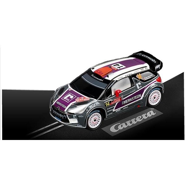 Voiture pour circuit Carrera Go Citroën DS3 WRC : Van Merksteijn N°14 - Carrera-61241
