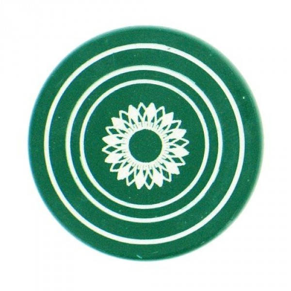 Shuffle puck Jeu de palets de table  Palet de compétition 13g : Vert 9 - CarromArt-ACC10V-9