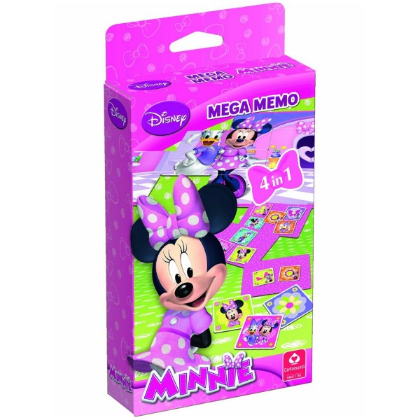 Mega Memo 4 jeux en 1 : Minnie - Cartamundi-100033924