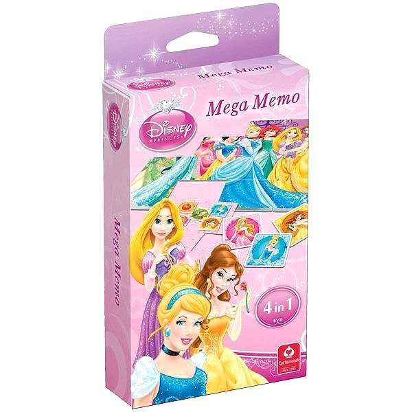 Mega Memo 4 jeux en 1 : Princesses Disney - Cartamundi-100028924-100028928