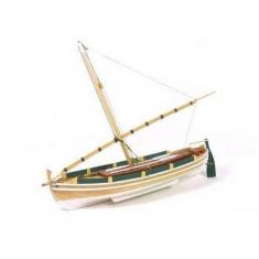 Maquette bateau en bois et métal : Palengrier Marisol