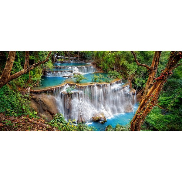 600 Teile Puzzle: Der Wasserfall - Castorland-060160