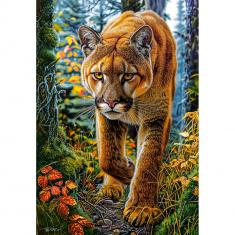 Puzzle 1500 pieces : Mountain Lion in the Forest