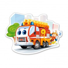 12 piece puzzle: Fire truck