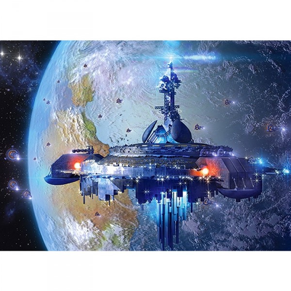 120 pieces puzzle: Alien Spaceship - Castorland-13272-1