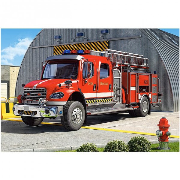 120-teiliges Puzzle: Feuerwehrauto - Castorland-12831