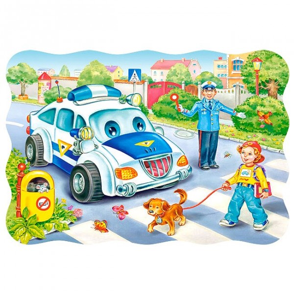 30 piece puzzle: On the way to school - Castorland-03389