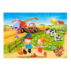 60 piece puzzle: a summer in the countryside