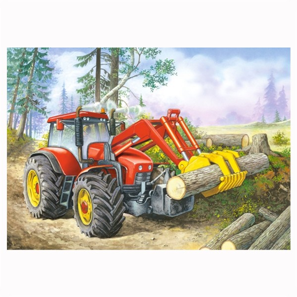 60 piece puzzle: Cleaning the forest - Castorland-06601