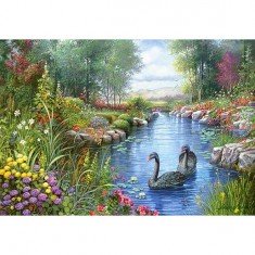 Black Swans,Andres Orpinas,Puzzle 1500 pieces 