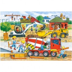 Construction Site,Puzzle 40 pieces maxi 